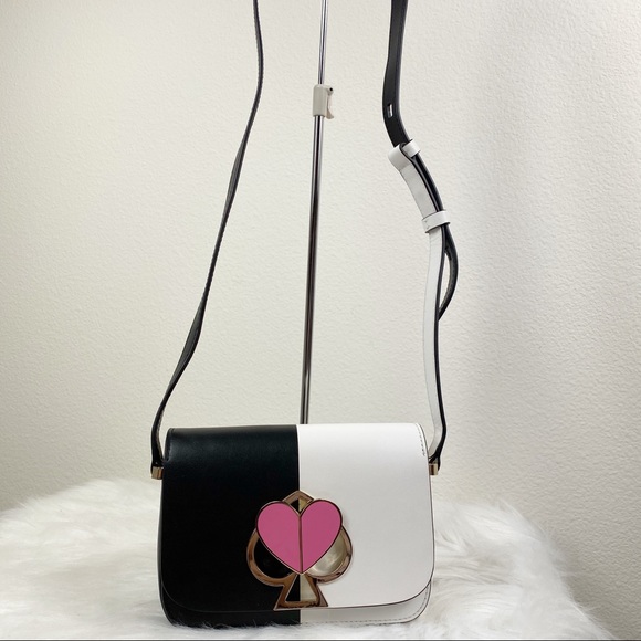 KATE SPADE NICOLA BICOLOR TWISTLOCK SMALL FLAPBAG - Picture 5 of 8